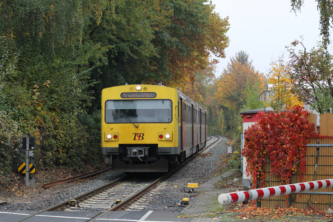HLB bzw. TSB VT2E (genaue Fahrzeugnummer unbekannt) // Kelkheim Bahnhof // 28. Oktober 2016
