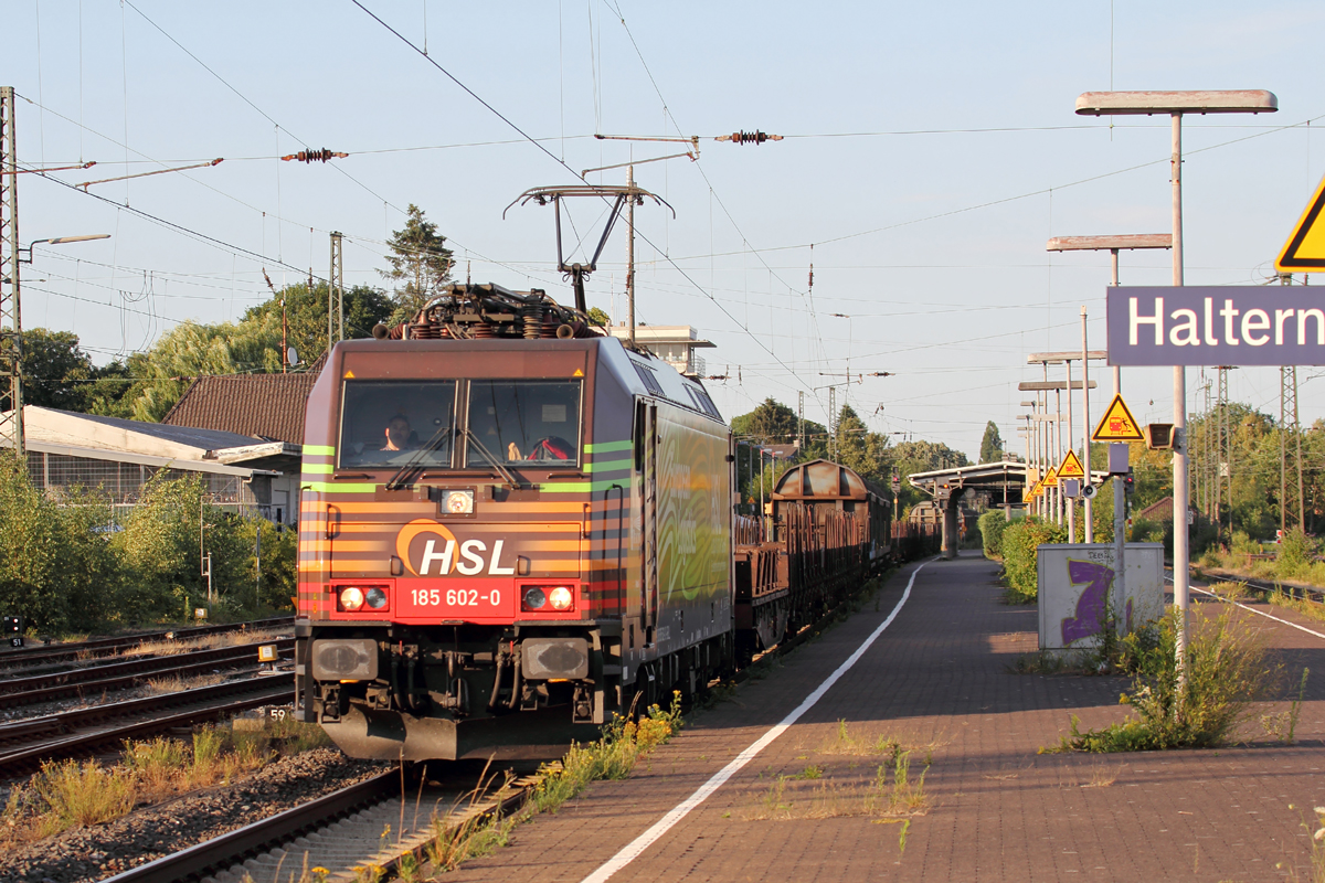 HSL 185 602-0 in Haltern am See 5.7.2018 