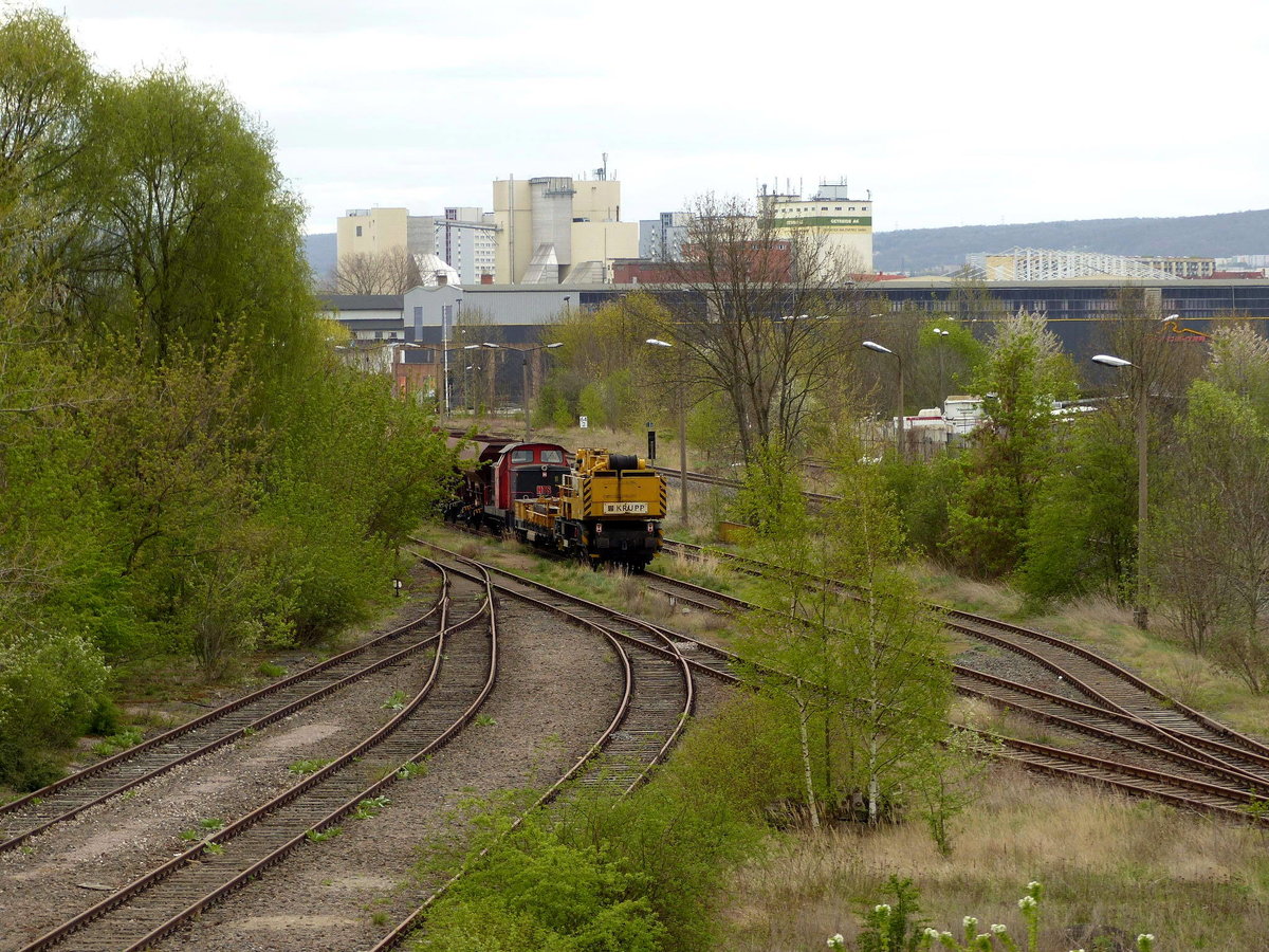 HTS 345 901-3 am 11.04.2017 in Erfurt Nord.