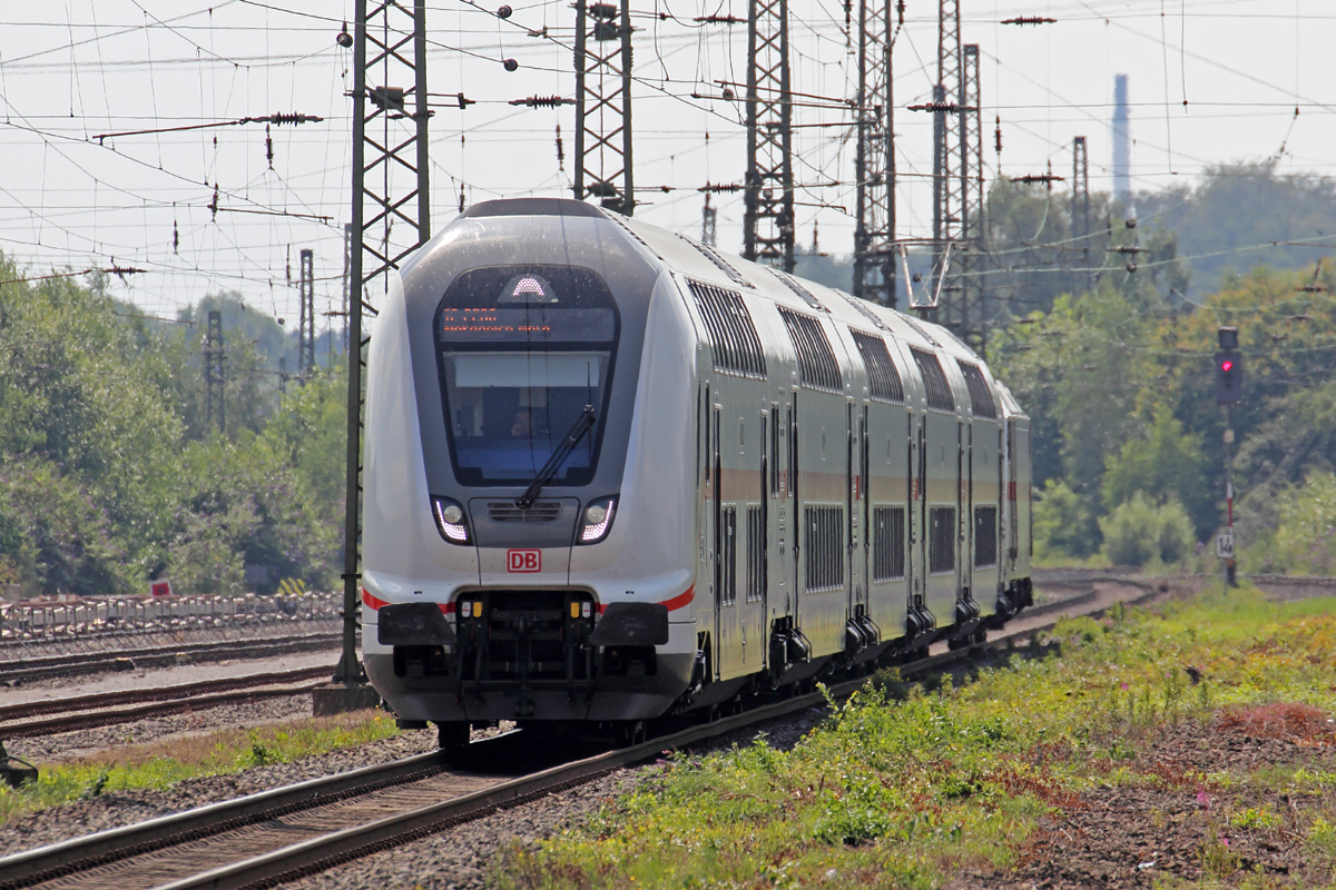 IC 2200 nach Norddeich Mole mit Schublok 146 551-7 durchfährt Haltern am See 18.7.2016