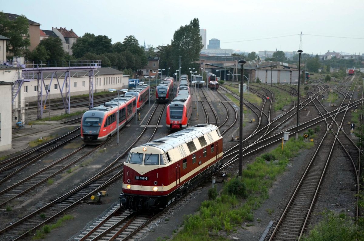 ITL 118 552-9 am BW Leipzig Hbf Süd 26.05.2016 