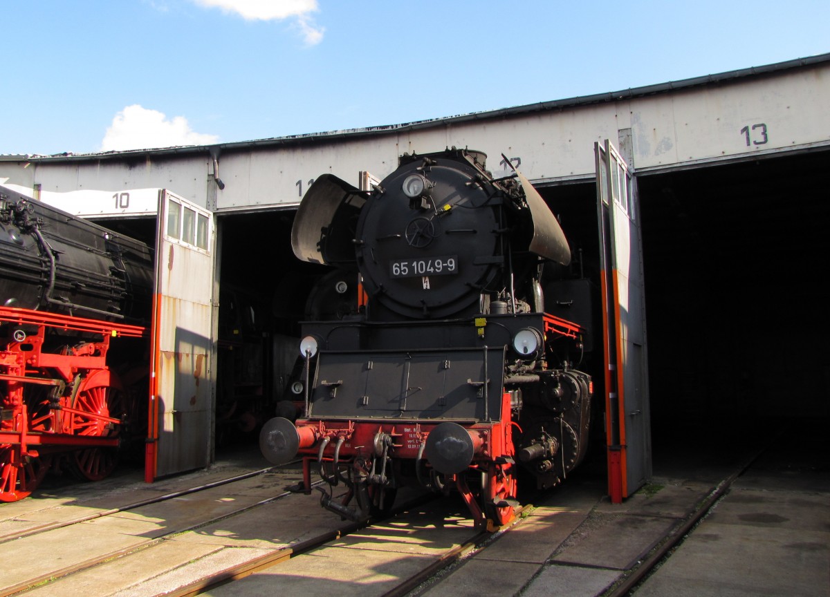 LEG 65 1049-9 am 06.04.2015 im Eisenbahnmuseum Arnstadt.