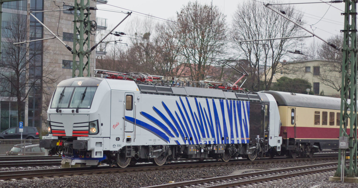 Lokomotion 193 772 erreicht mit dem AKE Rheingold den Dresdner Hbf. 29.12.2016