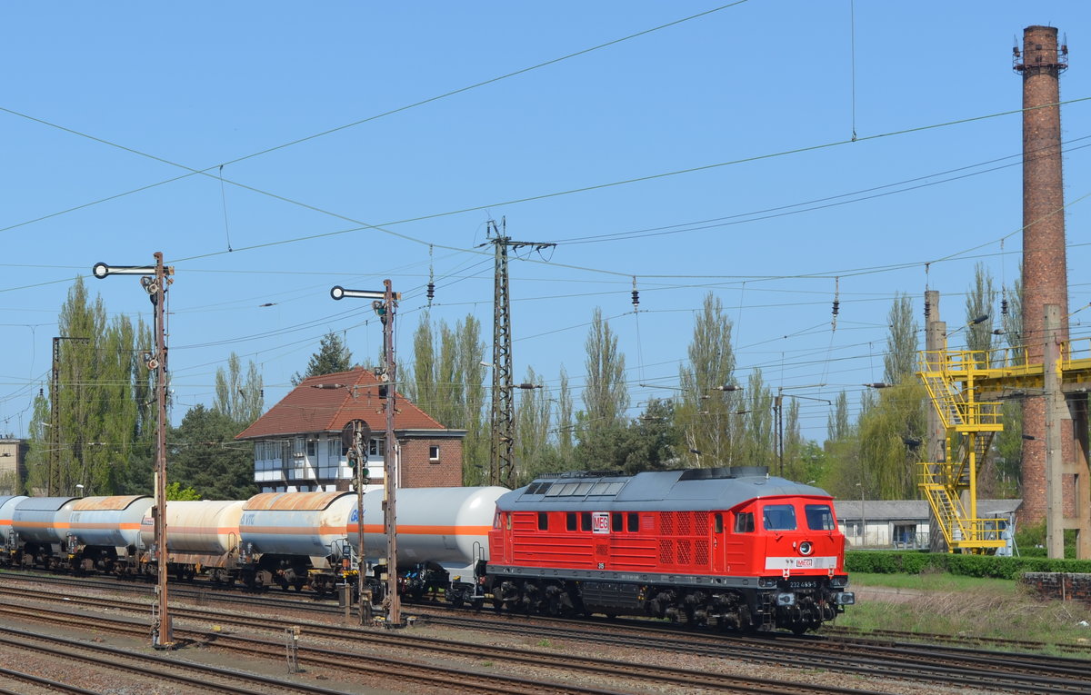 MEG 315 - 232 489-5 MEG - Mitteldeutsche Eisenbahn GmbH in Köthen (Anhalt) 20.04.2018