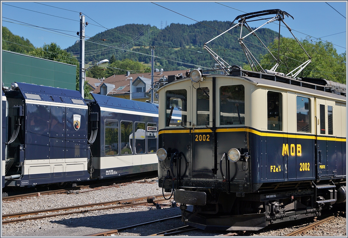 Nostalgie am Genfersee - dies ist in der Regel die Idee der Blonay-Chamby Bahn. 
Und dies seit fünfzig Jahren.
Blonay, den 12. August 2018  