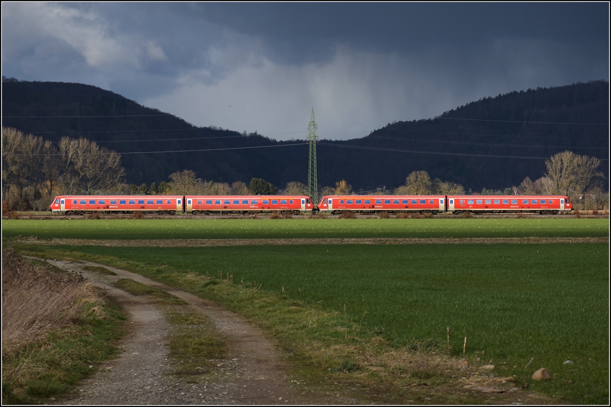 Ordentlich Weltuntergangsstimmung bei Herten mit einem Doppelpack 611. Februar 2018.