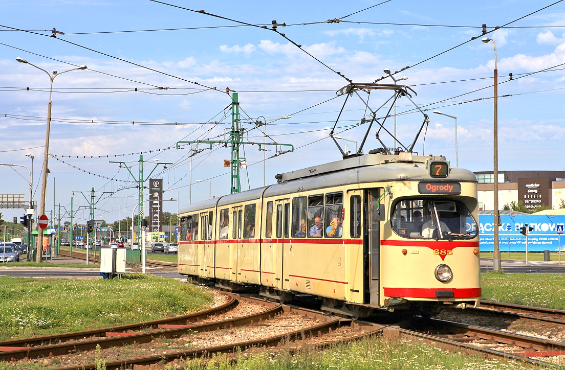 Poznań Tw 685, Rondo Rataje, 24.08.2017.