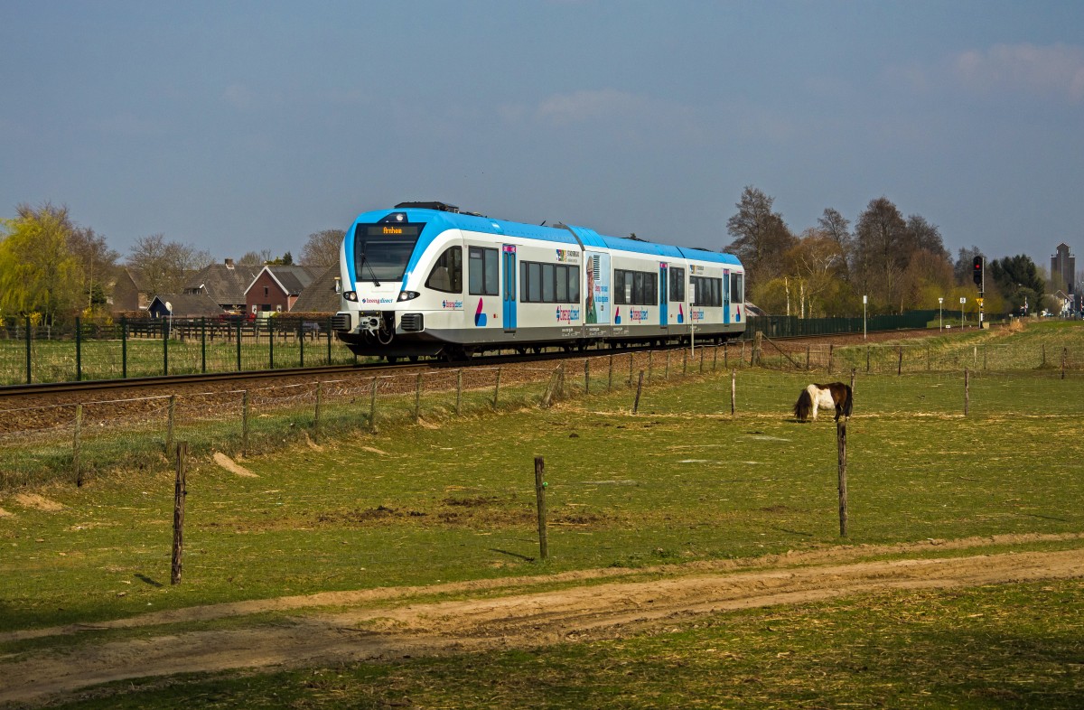Privat unternehmen BRENG in die Niederlande. Zug 5043 Am 27/03/2014