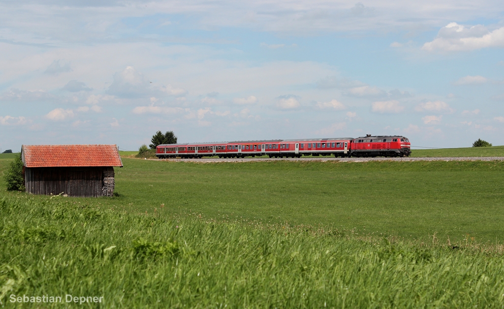 RB Mnchen-Fssen am 17.8.13 bei Seeg