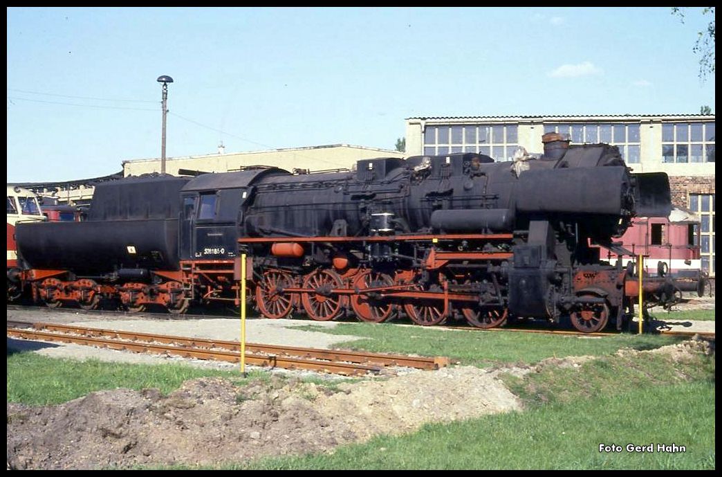 Reko 528186 am 1.5.1990 im BW Leipzig Engelsdorf.