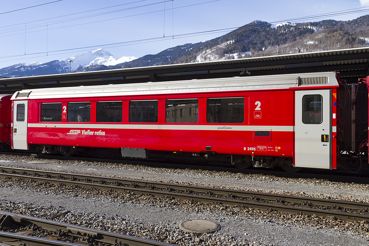 RhB, B, 2495, 09.02.2019, Landquart



