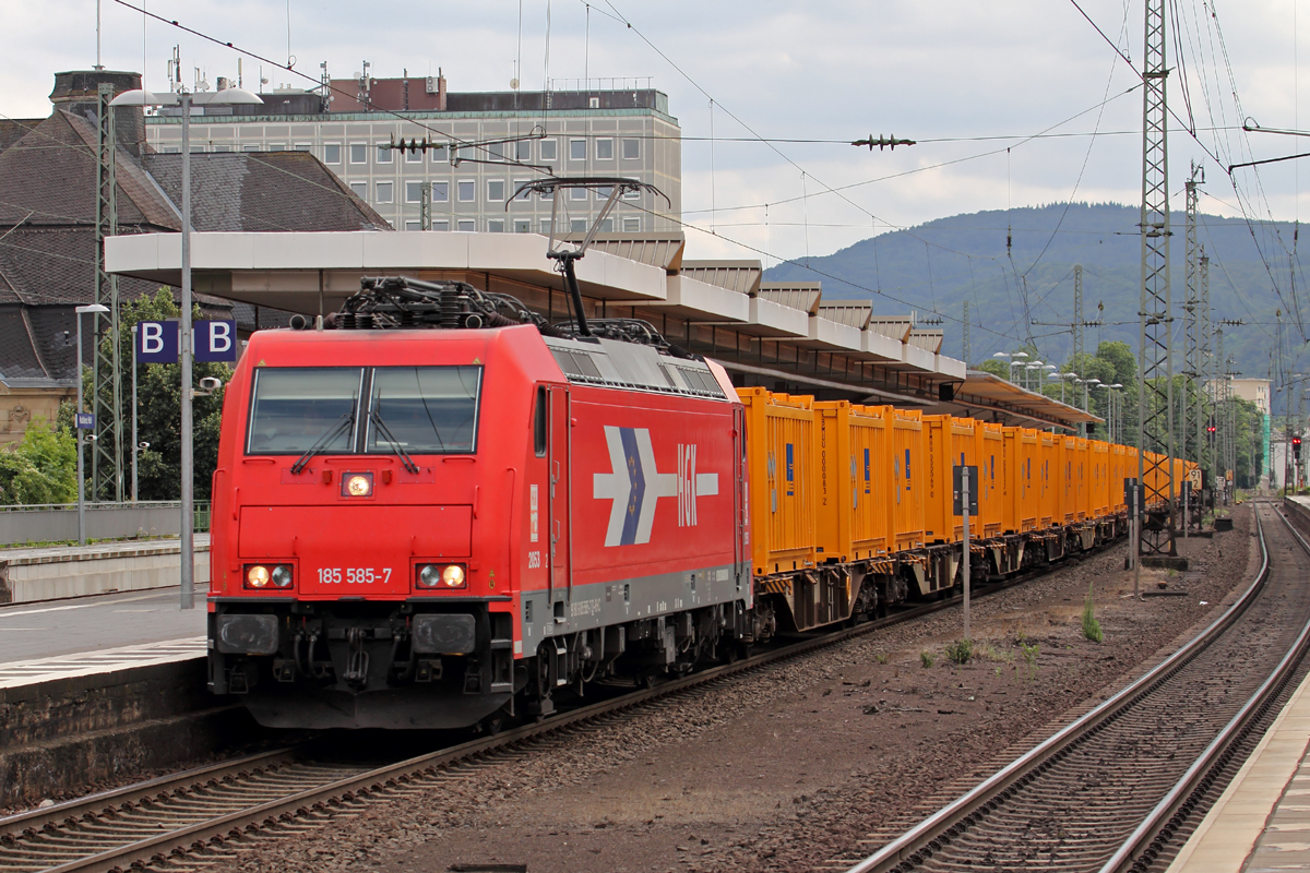 RHC 185 585-7 durchfährt Koblenz Hbf. 27.7.2016