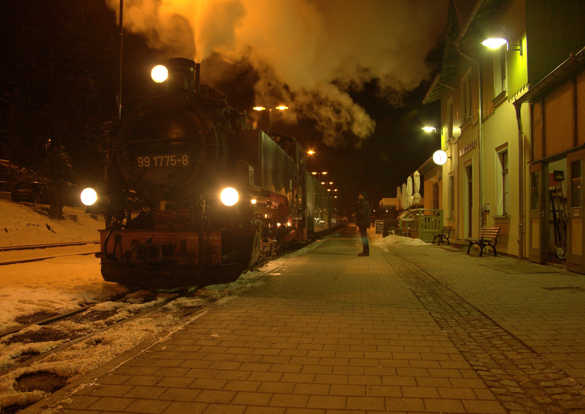 Richtiger Winter in Moritzburg.19.01.2013 17:59 Uhr. 99 1775-8 in Moritzburg.