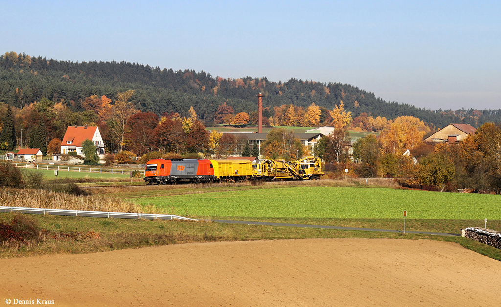 RTS 2016 mit Bauzug am 01.11.2015 bei Schönlind.