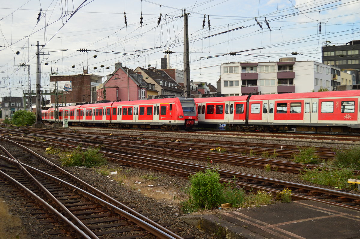 S-Bahntreffen im Vorfeld des Kölner Hbf am Freitag den 2.9.2016
