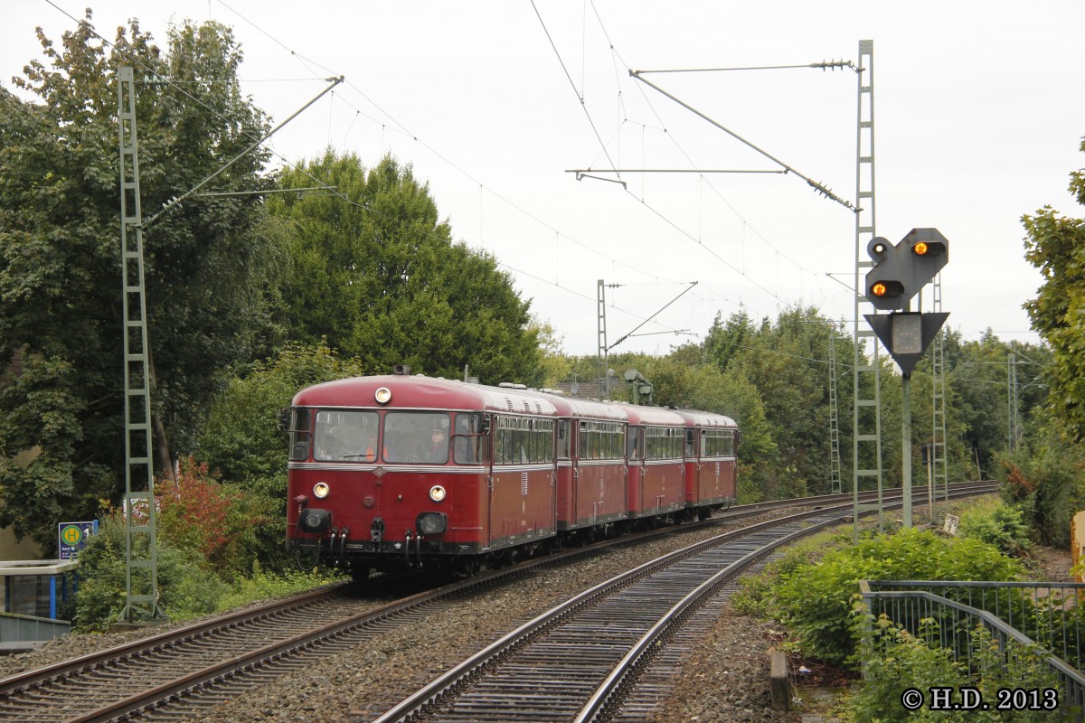 Schienenbus VT98 am 14.09.2013 in Essen Horst.
