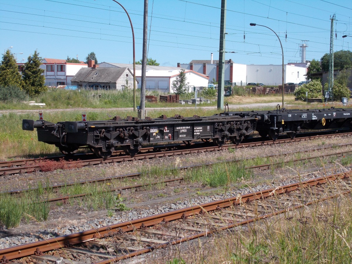 Schmalspurtransportwagen,am 15.Juni 2014,in Bergen/Rügen.