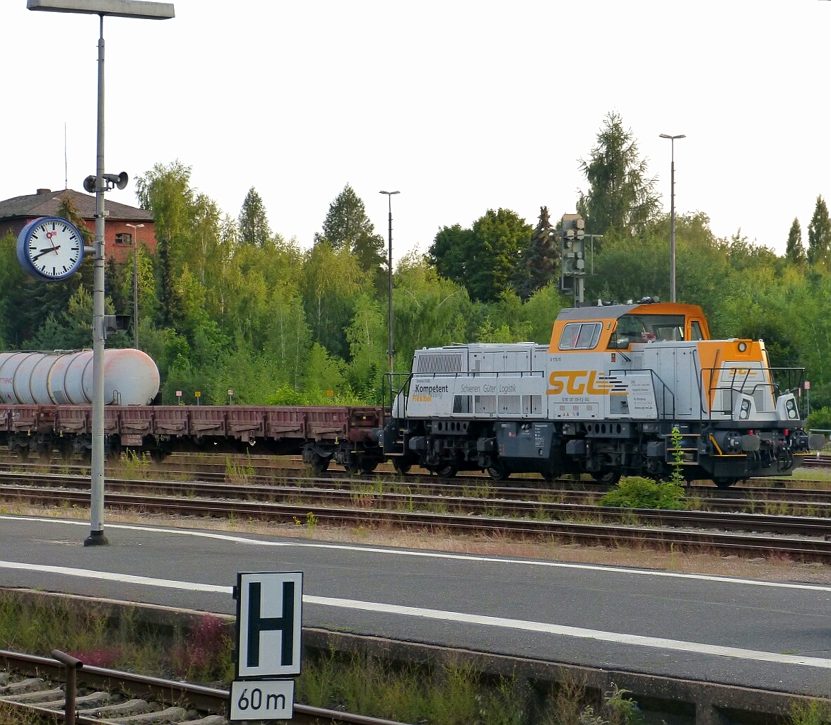 SGL V170.15 (261 309) Bahnhof Weiden 16.07.2018
