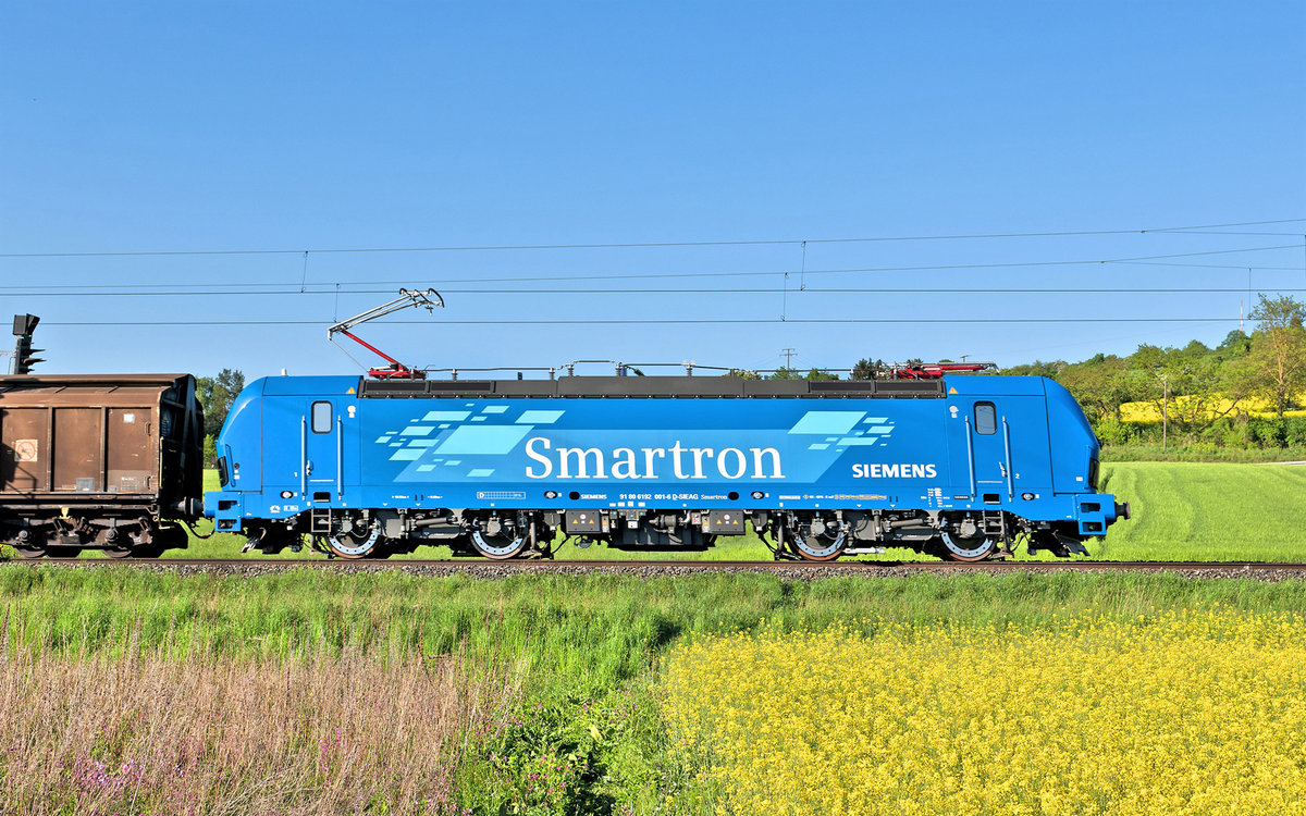 Siemens Smartron 91 80 6192 001-6 D-SIEAG in Karlstadt.Bild 1.Mai 2018