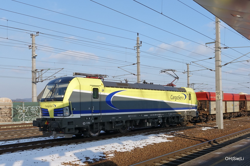Siemens VECTRON 1193 890 CargoServ Linz-Ebelsberg 4.2.2015