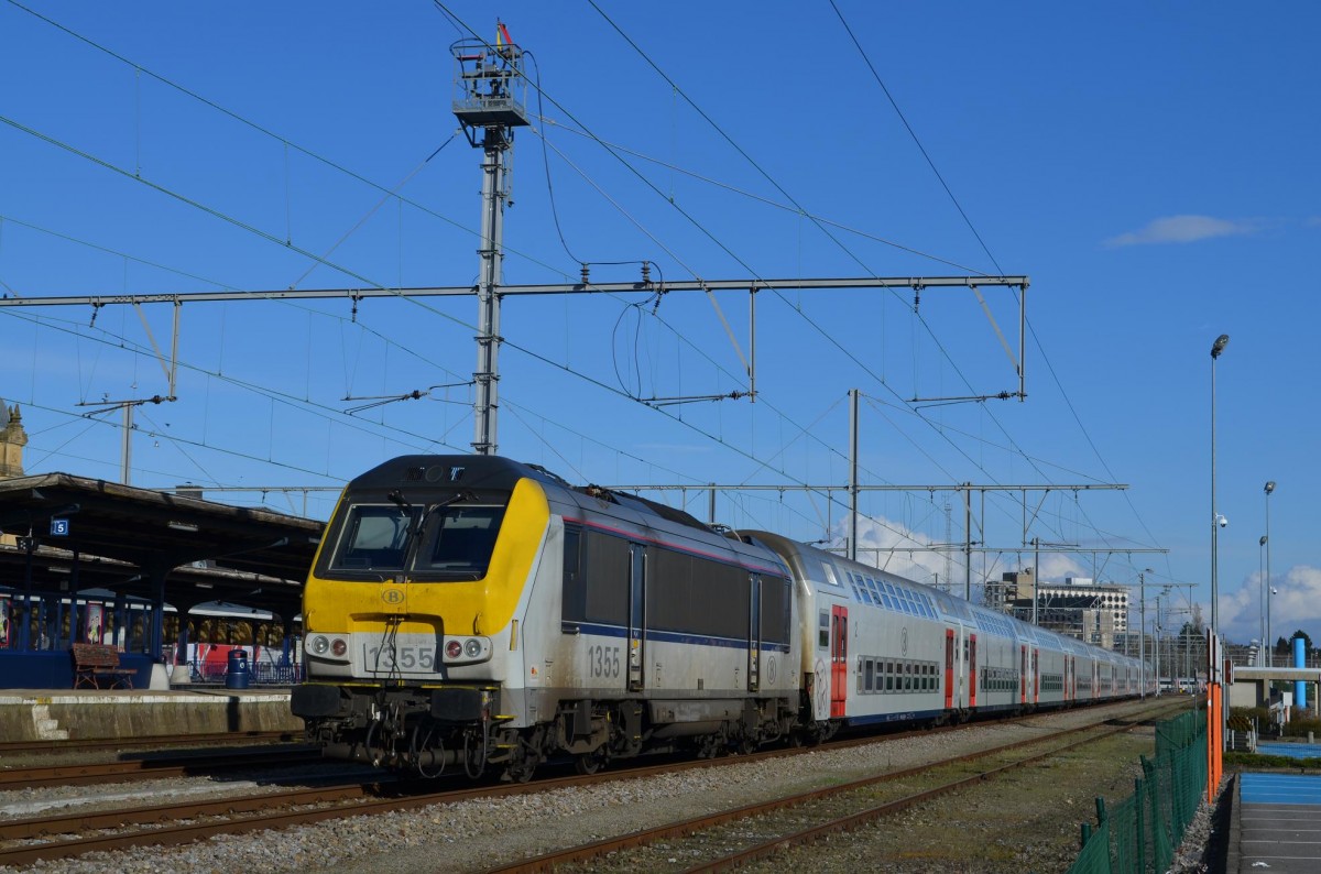 SNCB 1355 in Arlon/Belgien 23.03.2014