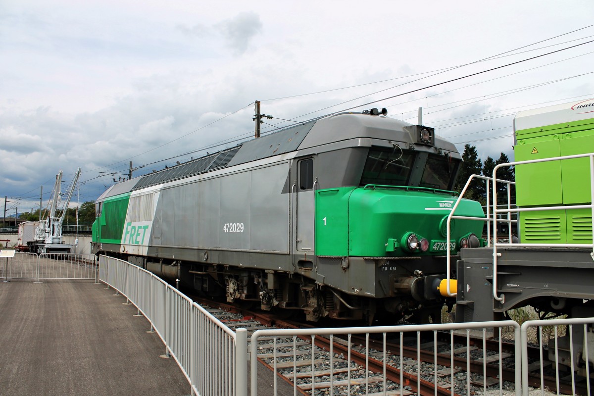 SNCF FRET CC 472029 am 20.08.2014 im Cité du Train in Mulhouse.