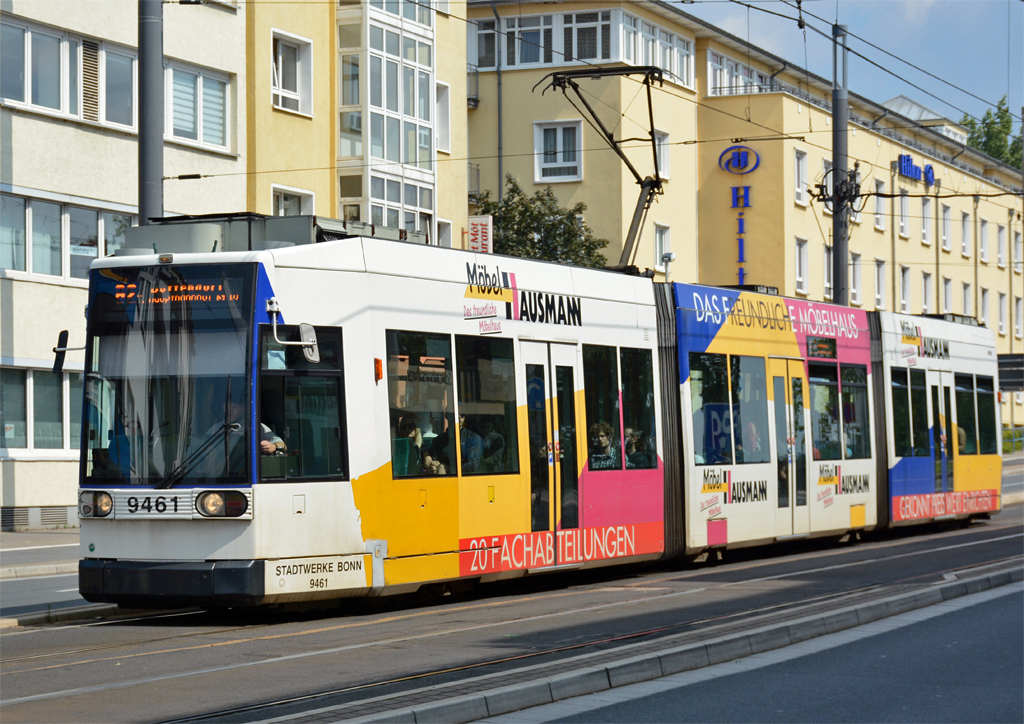 Straßenbahn Nr. 9461 der Stadtwerke-Bonn - 14.08.2016