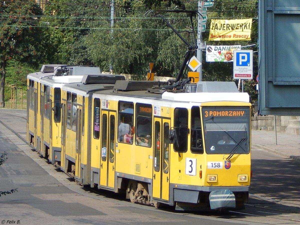 Tatra Nr. 158 (ex BVG Berlin) in Stettin am 26.07.2016