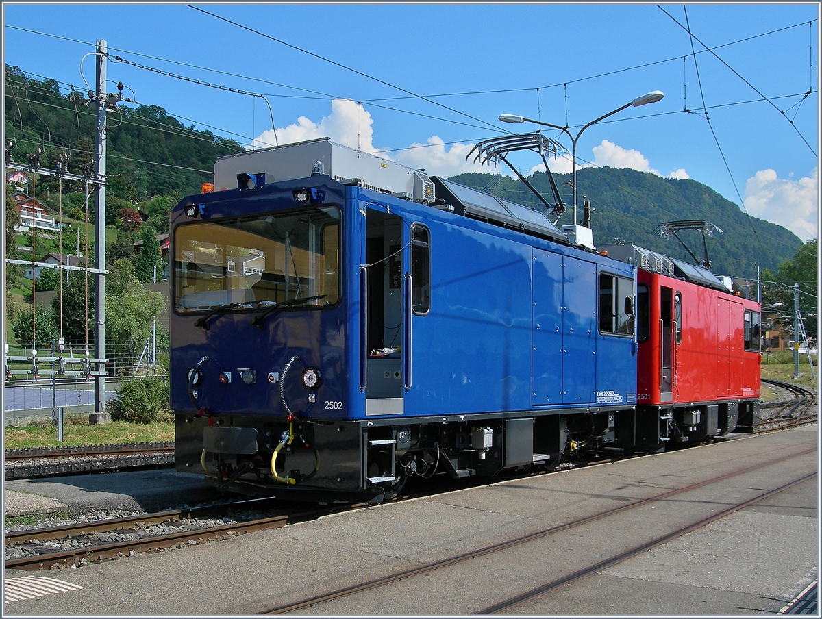 Trotz weniger gutem Licht wagte ich ein Bild mit der blauen MOB Gme 2/2 2502 vor der roten MVR HGem 2/2 2051, damit die Liebhaber dieser Variante auch auf ihre Rechnung kommen.
17. August 2016