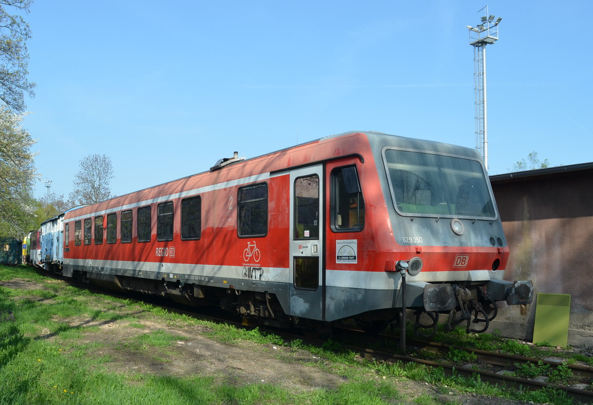 Tschechien: ex DB 629 350-9 (gegen Stück wäre 628 350-1) jetzt GW Train Regio in Teplice 19.04.2018
