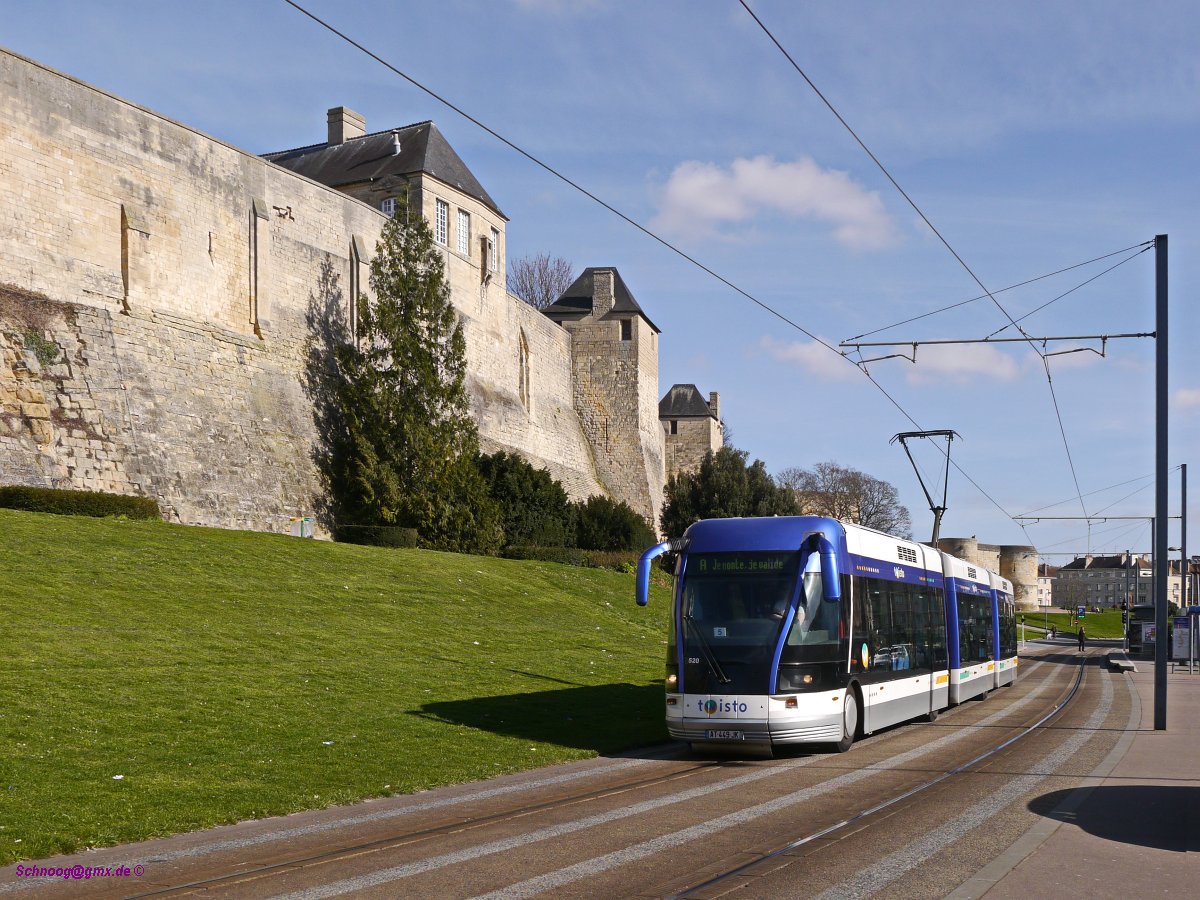 Caen TVR (Tramway sur Pneu Spurbus) Fotos Bahnbilder.de
