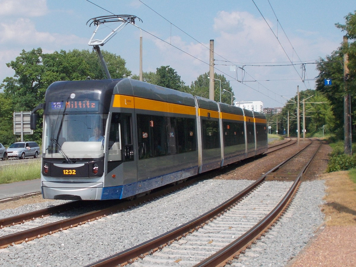 Tw 1232,am 09.Juni 2016,in Leipzig Grünau.