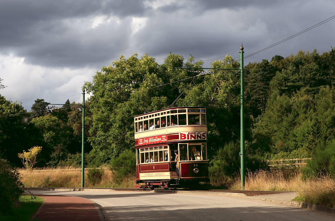 Tw 16, ex Sunderland, Beamish Museum, 02.09.2016.