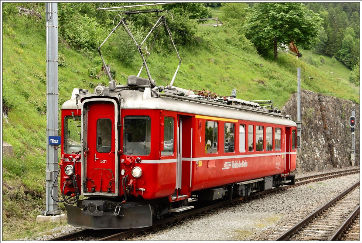 UNESCO Welterbetag bei der RhB. TW 501 in Filisur, (12.06.2016)