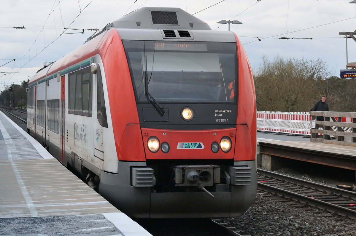 Vias Odenwald-Bahn Itino VT109.1 @ Eberstadt am 05.04.2018