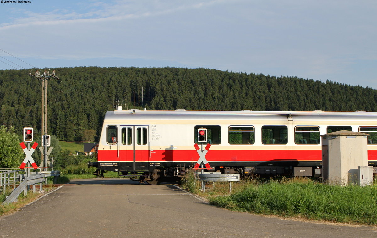 VT 413 als HzL88023 (Immendingen-Geisingen Leipferdingen) bei Aulfingen 11.7.16