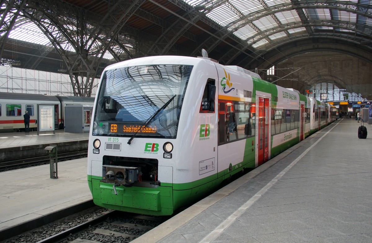 VT 650 der Erfurter Bahn in Leipzig am 04.10.2014