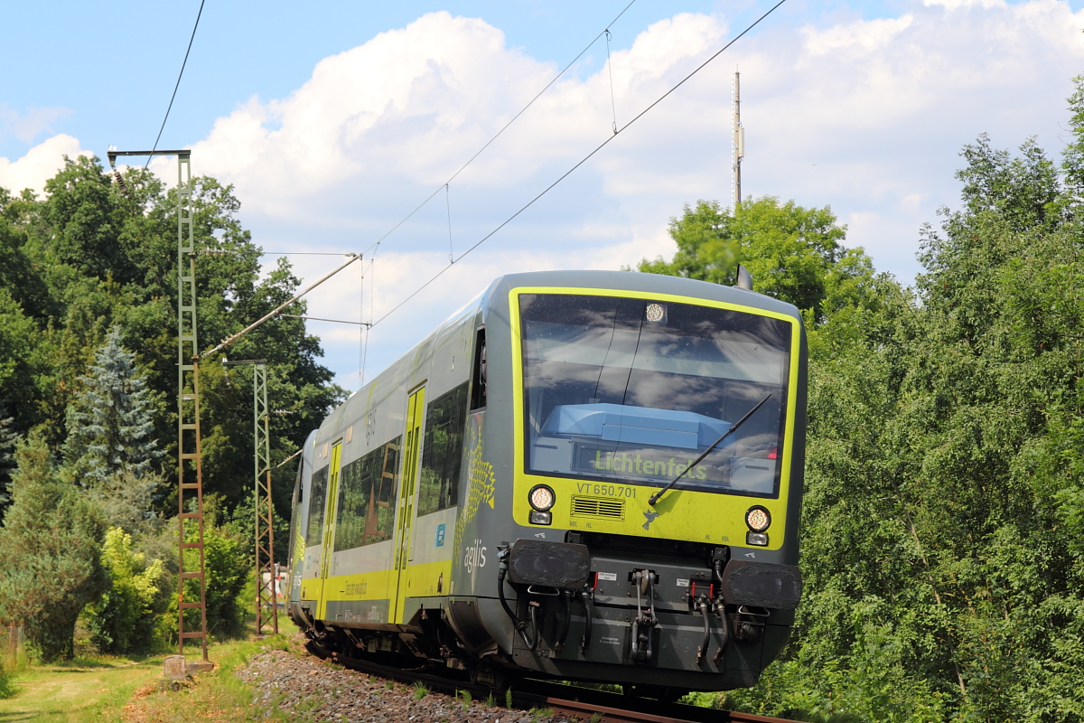 VT650.701 Agilis in Schney am 19.07.2016