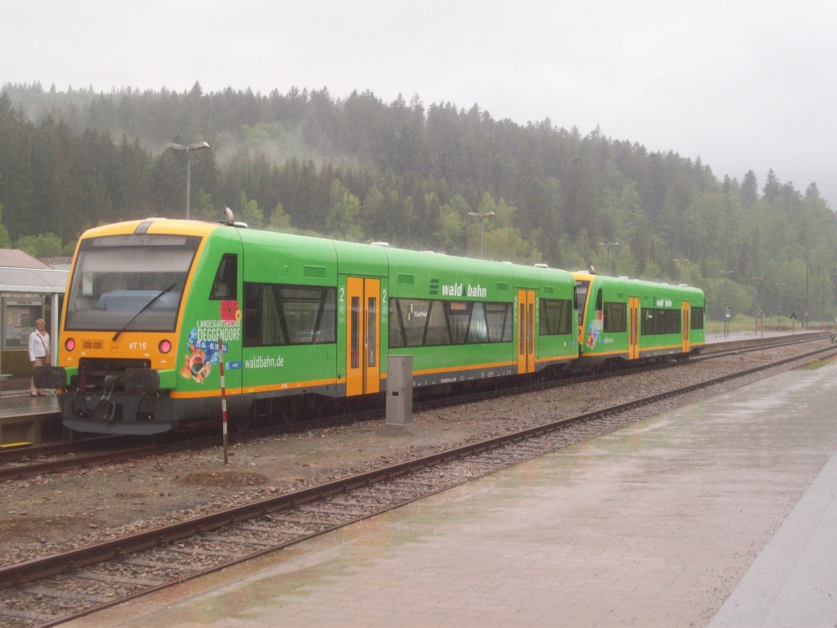 Waldbahn in Bayerisch Eisenstein. 24.05.14