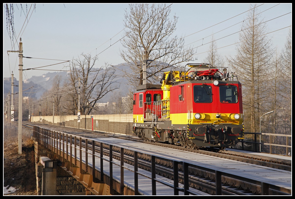 X552 103 bei Kapfenberg am 7.02.2019.