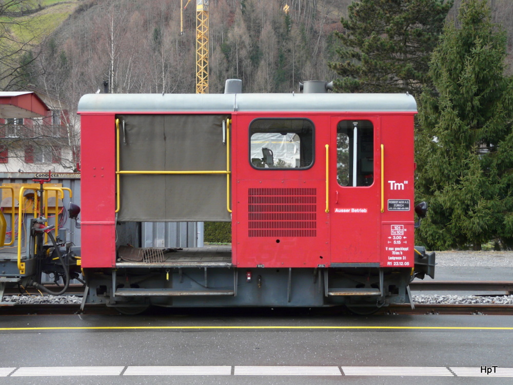 ZB - Tm 2/2  101 (Ausser Betrieb) abgestellt in Dallenwil am 03.01.2014