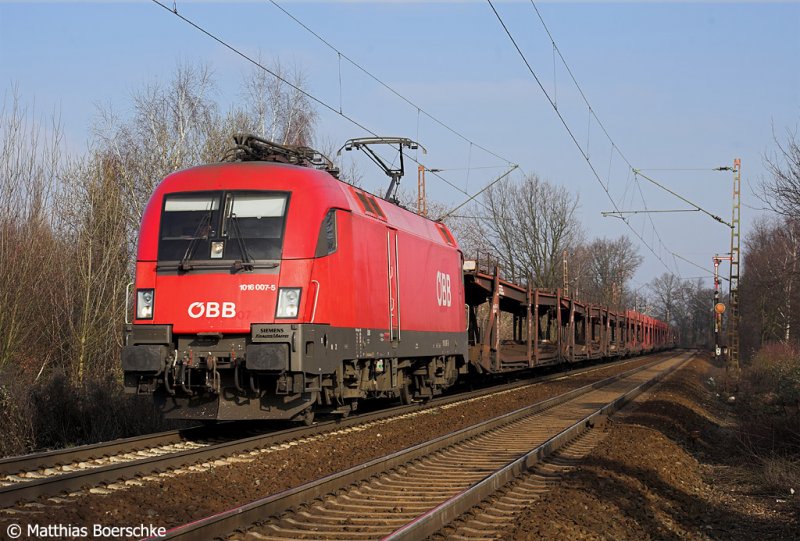 1016 007-5 in Limmer an der Gterbahn an 13.02.08.