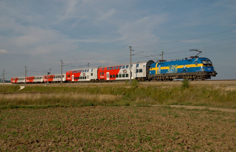 1116 029 EM Sweden "pushed on 28.08.2008 the Regional Express