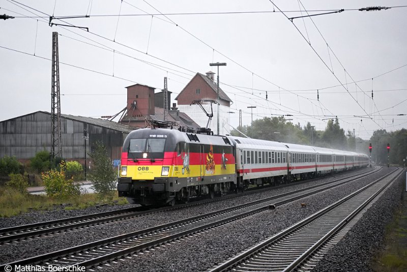 1116 036-3 kam auch nach Hamburg am 05.10.08 mit dem
