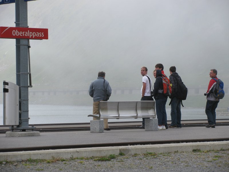 Die frische Luft am Oberalppass geniessend... 22.08.2009 