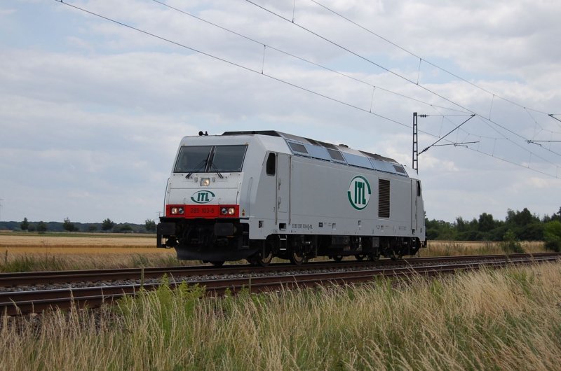 285 103-8 ITL am 16.07.2009 bei Woltorf