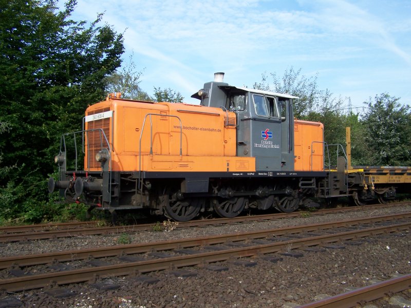 360 608-4 der Bocholter Eisenbahn Gesellschaft am 19.09.2008 in Duisburg-Wedau bei der DBG.