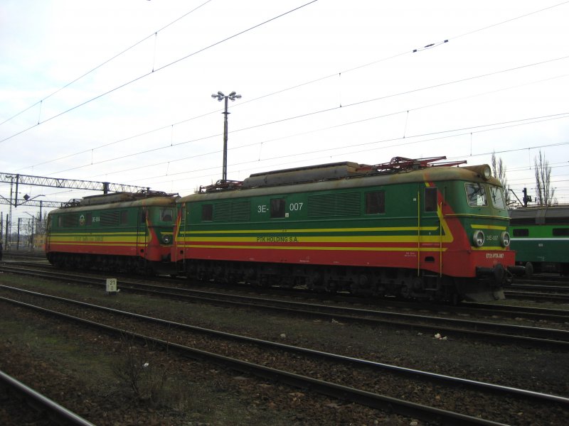 3E-007 und 3E-004 am 01.02.2008 in Bydgoszcz (Bromberg). 