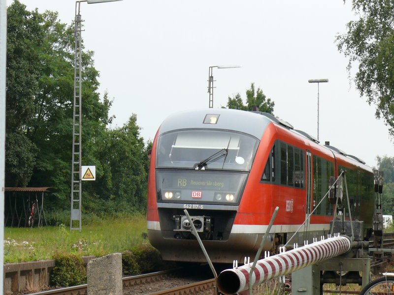 642 117-6 mit RB nach Neuenmarkt-Wirsberg in Bindlach!