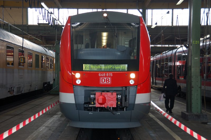 Ein fast neuer LINT 41 (648 815) der DB, normalerweise